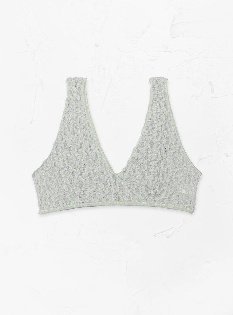 Crescent Bra Conta Green by Baserange at Couverture & The Garbstore Ghost