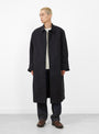 All Season Trench from Stüssy arrives in Black at Couverture & The Garbstore Model Front