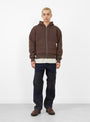 Bonded Sherpa Lined Hood from Stüssy arrives in Brown at Couverture & The Garbstore Model Front 