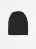 Nimbus Ribbed Hat Black Himalayan Cashmere at Couverture & The Garbstore
front 