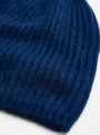 Nimbus Ribbed Hat Midnight Himalayan Cashmere at Couverture & The Garbstore
detail 