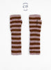 The C25 Fingerless Gloves in Mahogany and Lilac Mel from Karakoram at Couverture & The Garbstore
front 
