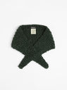 The Cashmere Scarf from Karakoram in Pine at Couverture & The Garbstore
front 