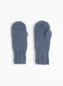 The Mohair Mittens from Karakoram in Mirage Blue at Couverture & The Garbstore
front 