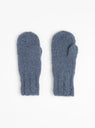 The Mohair Mittens from Karakoram in Mirage Blue at Couverture & The Garbstore
front 