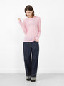 Long Sleeve Tee Doro Pink from Baserange at Couverture & The Garbstore
model front 