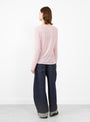 Long Sleeve Tee Doro Pink from Baserange at Couverture & The Garbstore
model back