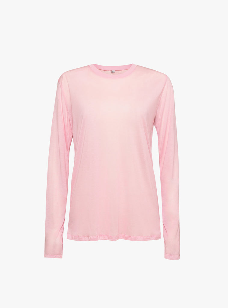 Long Sleeve Tee Doro Pink from Baserange at Couverture & The Garbstore
front 