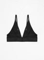 Triangle Bra Core Black by Baserange at Couverture & The Garbstore Back