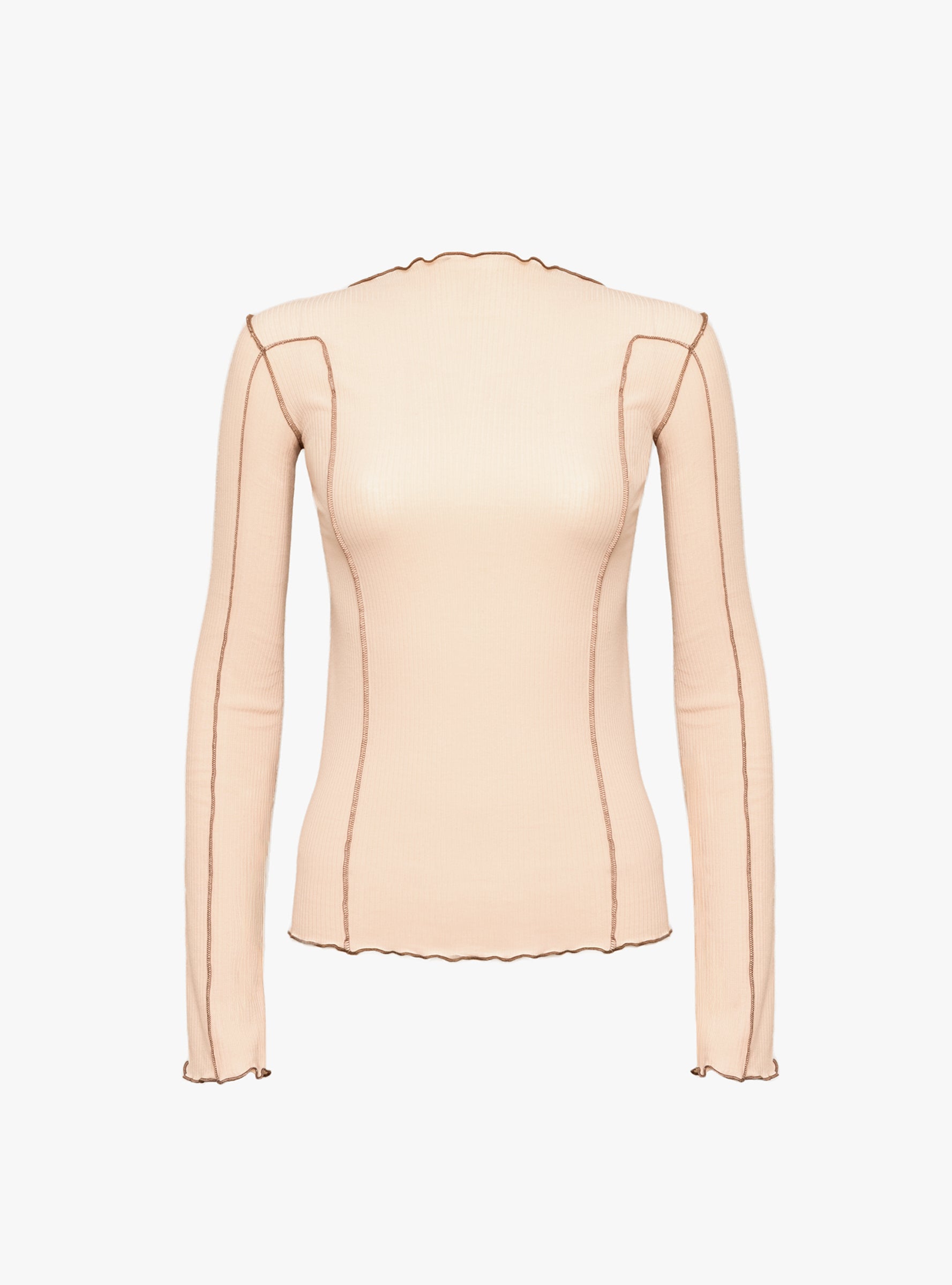 Omato Long Sleeve Tee Tin Beige by Baserange | Couverture & The