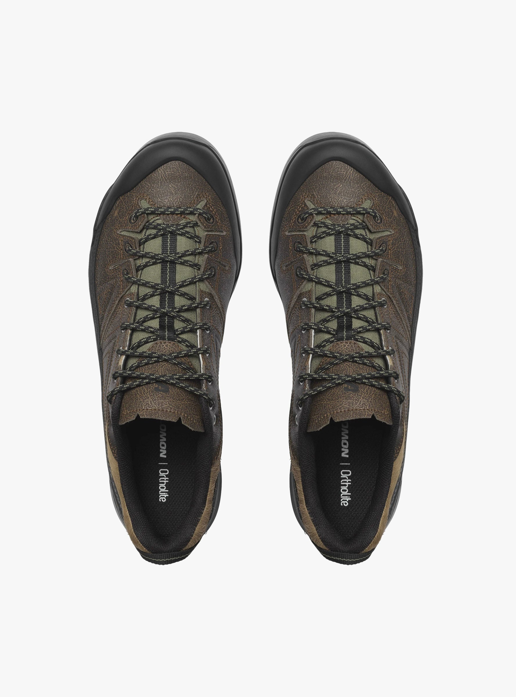 X-ALP Leather Distressed Dark Earth and Black by Salomon