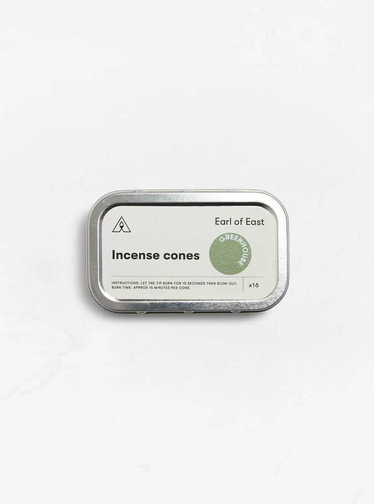 Greenhouse Incense Cones Multi by Earl of East at Couverture & The Garbstore Tin