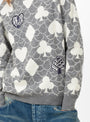Forest Card Jumper Grey from Minä Perhonen at Couverture & The Garbstore 
model detail