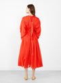 Bandoneon Dress Blood Orange from RENATA BRENHA at Couverture & The Garbstore Model Back