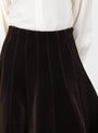 Brina Skirt Plush Brown from Séfr at Couverture & The Garbstore
model detail