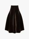 Brina Skirt Plush Brown from Séfr at Couverture & The Garbstore
front 