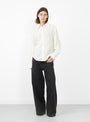 Anais Shirt Off White from Séfr at Couverture & The Garbstore
model front 