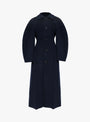 Saoirse Melton Wool Coat Navy from Sefr at Couveture & The Garbstore
front 