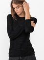 Lillie Knit Top Black by Rachel Comey at Couverture & The Garbstore Model Detail