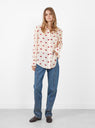 Lilo Silk Top Blush by Rachel Comey at Couverture & The Garbstore Model Front