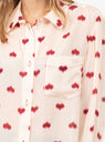Lilo Silk Top Blush by Rachel Comey at Couverture & The Garbstore Model Detail