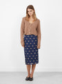Baldera Skirt Navy by Rachel Comey at Couverture & The Garbstore Model Front
