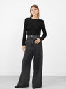 Dero Jean Black by Rachel Comey at Couverture & The Garbstore Model Front