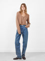 Swerve Jeans Aged Indigo by Rachel Comey at Couverture & The Garbstore Model Front