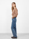 Swerve Jeans Aged Indigo by Rachel Comey at Couverture & The Garbstore Model Side
