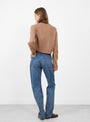 Swerve Jeans Aged Indigo by Rachel Comey at Couverture & The Garbstore Model Back