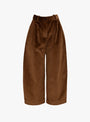 Cotton 8 Wale Cord Robyn Trouser Tan from Cawley at Couverture & The Garbstore
front