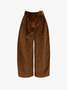 Cotton 8 Wale Cord Robyn Trouser Tan from Cawley at Couverture & The Garbstore
front