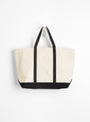 The Base Field Tote (L) from This is (an) in Black and White at Couverture & The Garbstore
back