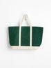 The Base Field Tote (L) from This is (an) in Forest Green and White at Couverture & The Garbstore
front 