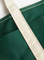 The Base Field Tote (L) from This is (an) in Forest Green and White at Couverture & The Garbstore
detail 