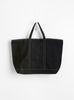 The Base Field Tote (XL) from This is (an) in Black and Black at Couverture & The Garbstore
front 