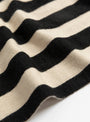The Long Scarf in Black and Beige Stripe from 7115 by Szeki at Couverture & The Garbstore
stripe