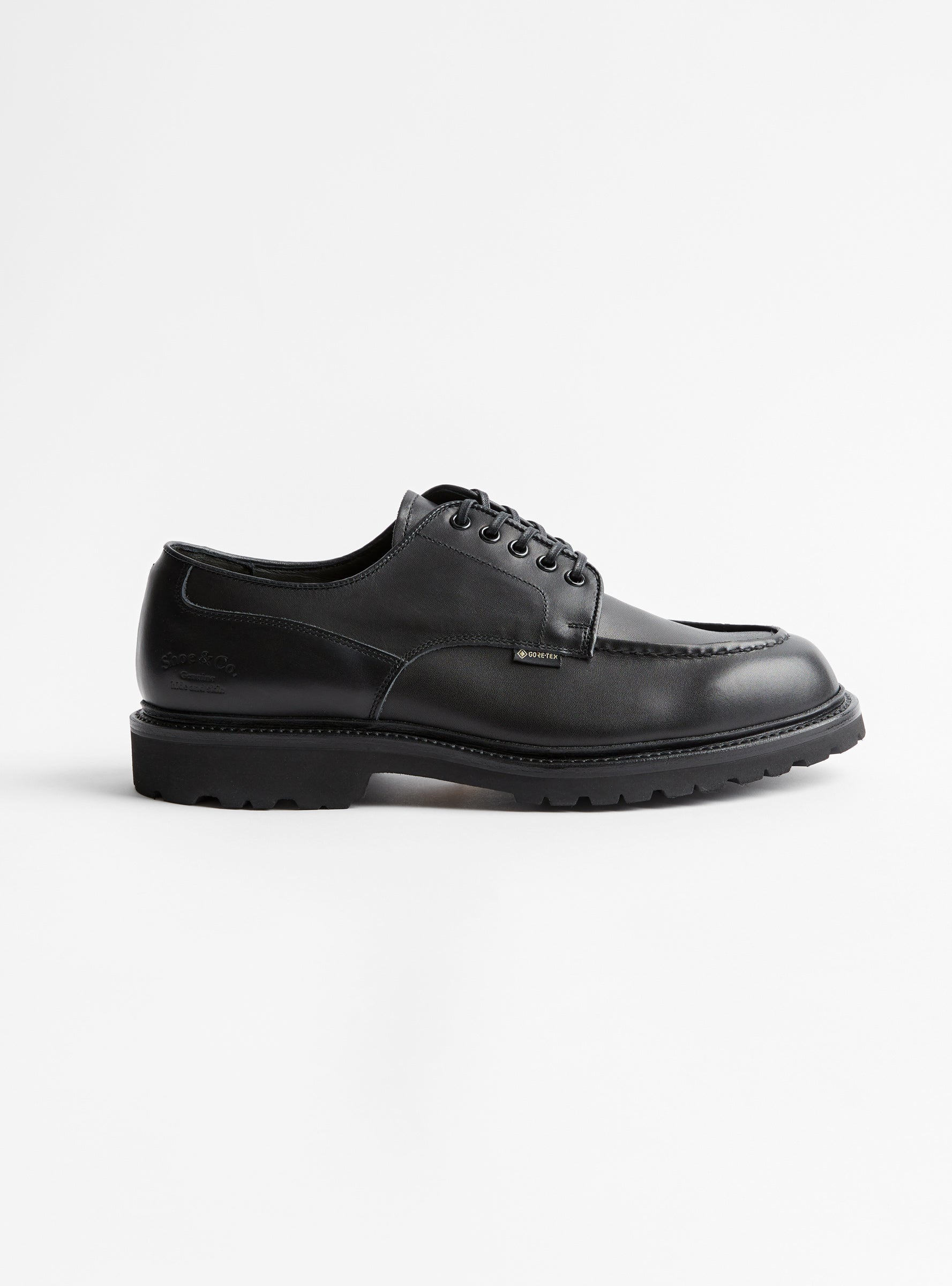 U-Tip GTX Derby Black by REGAL Shoe & Co. | Couverture & The Garbstore