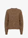 Chunky Sweater Brown Melange from Cordera at Couverture & The Garbstore
front 