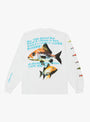 The Catch & Release LS T-Shirt from b.Eautiful in White at Couverture & The Garbstore
back