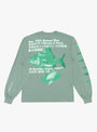 The Catch & Release LS T-Shirt from b.Eautiful in Atlantic Green at Couverture & The Garbstore
back