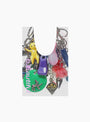 The Keychains Reusable Bag Mini in White from b.Eautiful at Couverture & The Garbstore
back