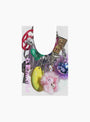 The Keychains Reusable Bag Mini in White from b.Eautiful at Couverture & The Garbstore
front 