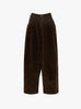 Corduroy Baggy Pants Brown from Cordera at Couverture & The Garbstore
front 
