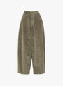Corduroy Baggy Pants Sage from Cordera at Couverture & The Garbstore
front 