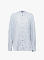 Formentera Shirt Sky Blue and Black from Soeur at Couverture & the Garbstore
front 