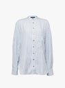 Formentera Shirt Sky Blue and Black from Soeur at Couverture & the Garbstore
front 