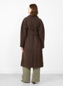 Harvard Coat Khaki Brown from Soeur at Couverture & The Garbstore
model back