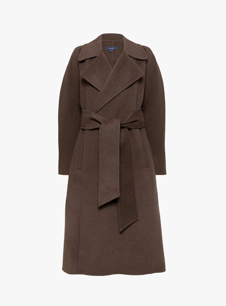 Harvard Coat Khaki Brown from Soeur at Couverture & The Garbstore
front 