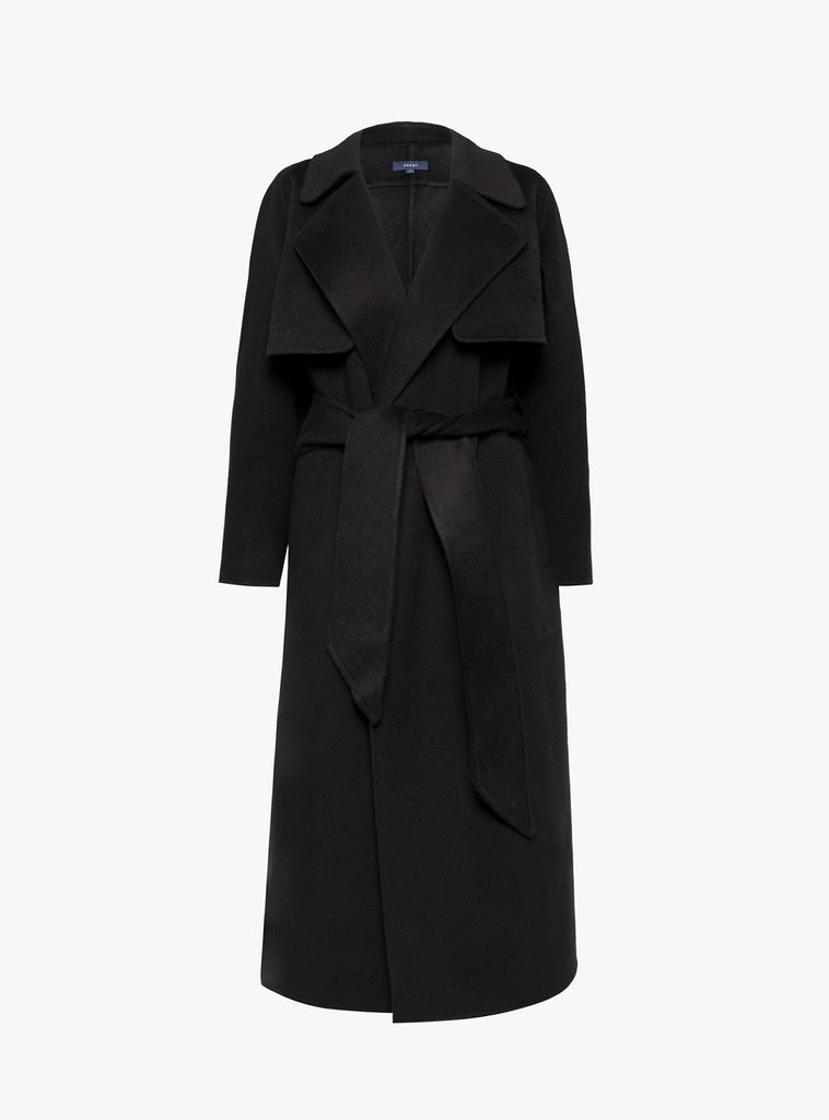 The Stanislas Coat from Soeur arrives in Black at Couverture & The Garbstore
front 